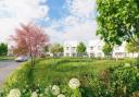 A CGI of what the 360 home Sandleford Park West development could look like. Credit: Donnington New Homes