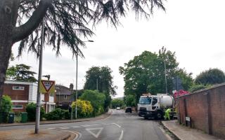 The junction of Crescent Road and Hamilton Road in East Reading. Credit: James Aldridge, Local Democracy Reporting Service