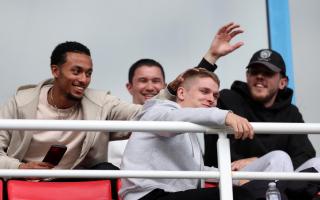 Reading first team stars show support for youngsters in Middlesbrough victory