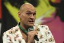 Tyson Fury during the post-fight press conference at the MGM Grand, Las Vegas. PA Photo. Picture date: Sunday February 23, 2020. See PA story BOXING Las Vegas. Photo credit should read: Bradley Collyer/PA Wire..