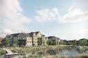 A CGI of the Lakeside development in Theale. Credit: Ridgepoint Homes