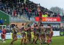Rams fall to rare defeat in front of big Plymouth Albion crowd