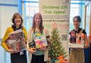 Sharon Herring (Associate Chief Nurse) Kirsten Rogers (Patient Experience Programme Manager), Suki Sidhu (Voluntary Services Manager) from the team behind the Royal Berks Christmas Gift Tree appeal