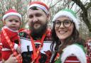 Santas of all shapes and sizes took part in Hurst's annual Santa Dash