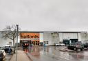The Halfords and an unoccupied unit at the Reading Retail Park in Oxford Road. Credit: James Aldridge, Local Democracy Reporting Service