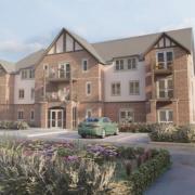 An artist's impression of a new apartment block that could be built in Sonning
