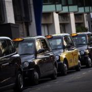 Black cabs, officially known as hackney carriages.