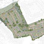 The aerial plan for the 223 home plan for Reading Golf Club. Credit: Paul Hewett Chartered Architects