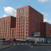 The Foundry Quarter apartment blocks that are being built in Weldale Street, Reading town centre. Credit: James Aldridge, Local Democracy Reporting Service