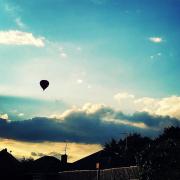 Flying high over Twyford (Vikki Peedle)