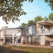 A CGI of what the modern replacement home at 2 Conisboro Way, Caversham could look like. Credit: JDRM Architects