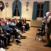 Lord Daniel Hannan speaking with members of the Earley and Woodley Conservatives at Pearson Hall in Sonning. Credit: Earley and Woodley Conservatives