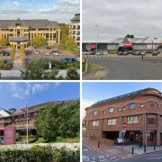 Four sites which could see large numbers of homes and flats created in Reading.