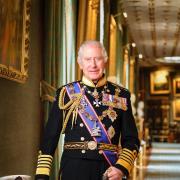 The official portrait of  His Majesty King Charles III. Credit: Hugo Burnand/Royal Household 2024/Cabinet Office. Made available by PA