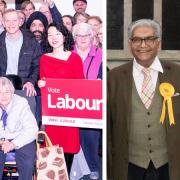 Pauline Jorgensen (Conservative), Yuan Yang (Labour) and Tahir Maher (Liberal Democrats) - competing to be the first MP for Earley and Woodley.