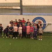 Reading midfielder surprises children at fun and 'important' Easter camp
