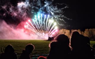 File photo of a firework display in Slough