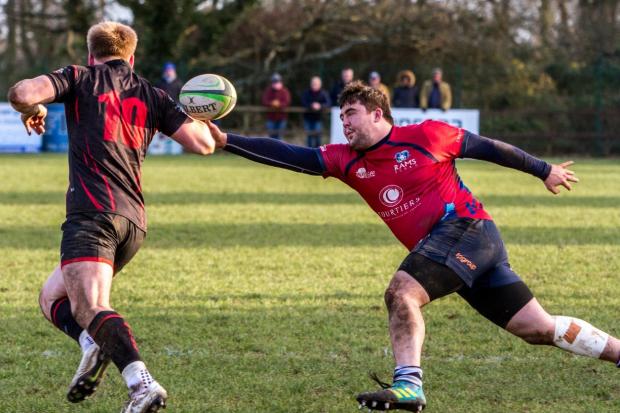 Rams (red) lost 31-18 to Blackheath   Pictures by Paul Clark
