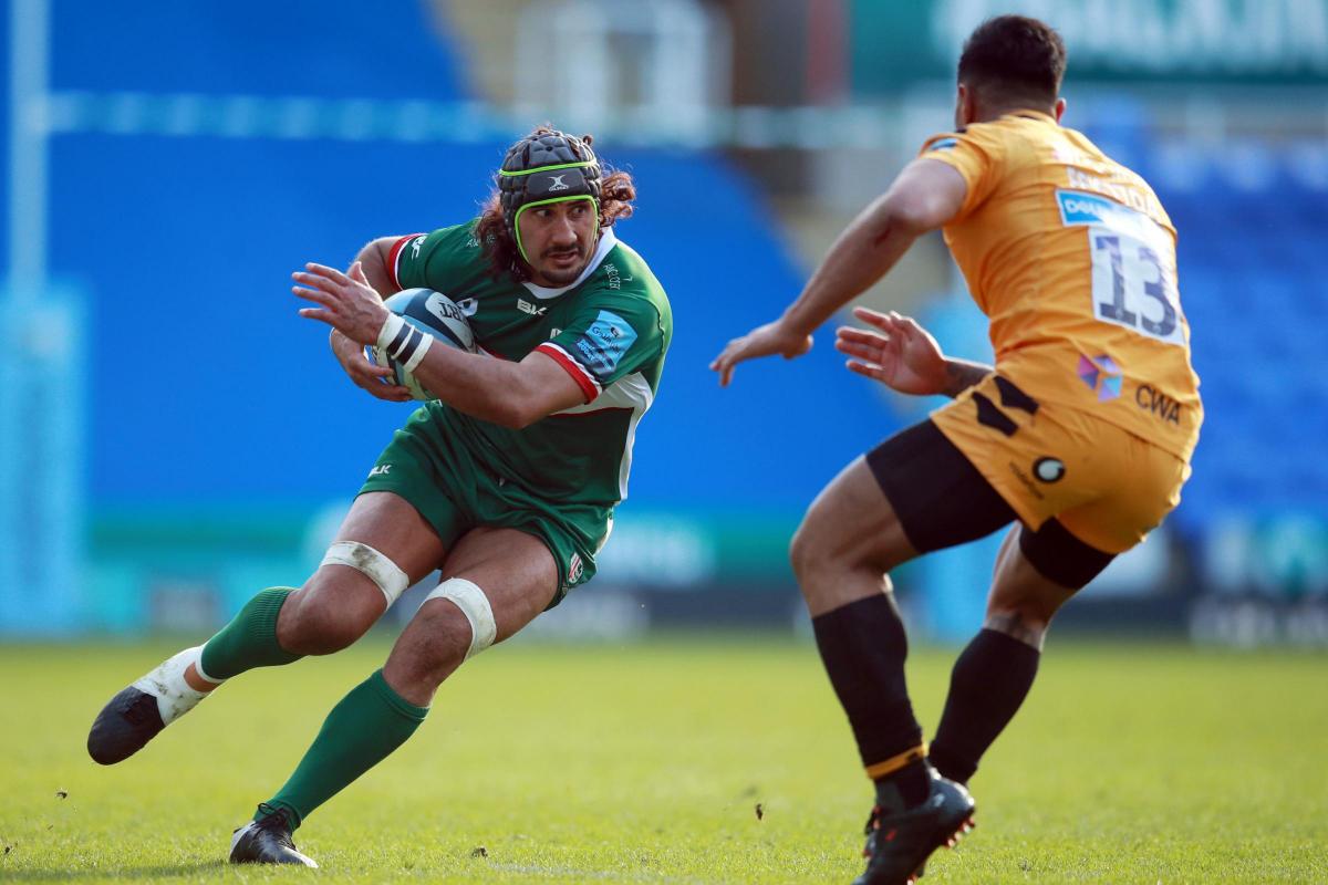 London Irish's Blair Cowan (left) during the Gallagher Premiership match at the Madejski Stadium, Reading. PA Photo. Picture date: Sunday March 1, 2020. See PA story RUGBYU London Irish. Photo credit should read: Adam Davy/PA Wire. RESTRICTIONS:
