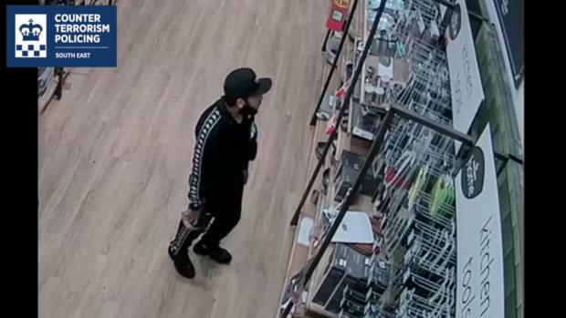 Reading Chronicle: Handout videograb dated 19/06/20 issued by Thames Valley Police of Khairi Saadallah buying a knife at a Morrisons supermarket the day before he stabbed three people to death and injured three others in Forbury Gardens, Reading. Saadallah, 26, pleaded guil