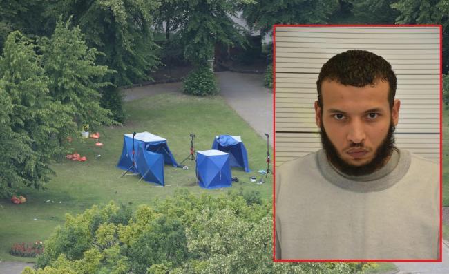 TVP image of Khairi Saadallah who attacked and killed three people in Forbury Gardens in June 2020