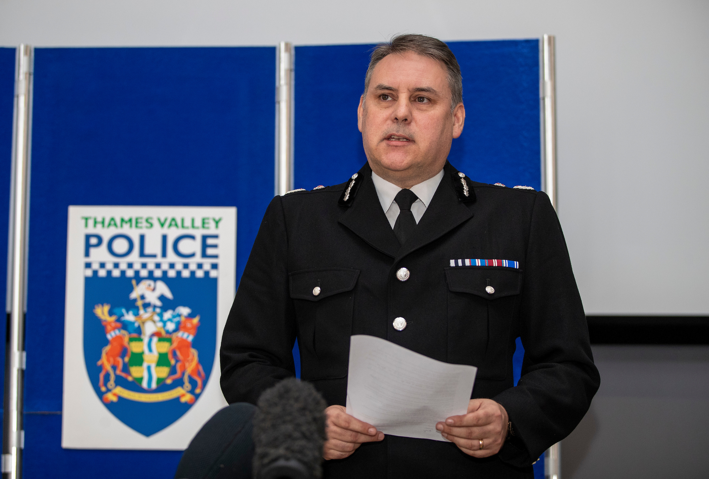 PICTURED: The application was submitted on behalf of Thames Valley Police Chief Constable John Campbell 
