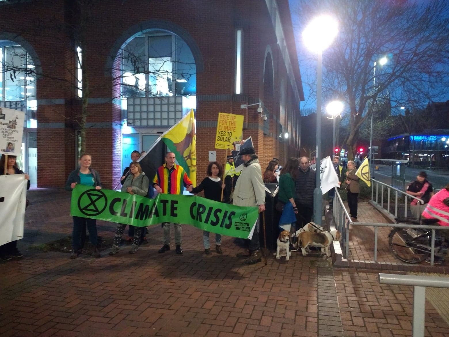 Climate emergency demonstration