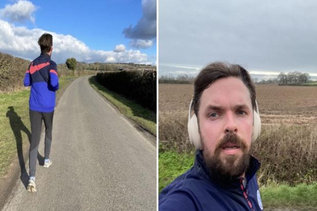 Phil Mockett ran 258 kilometres in February for a suicide prevention charity