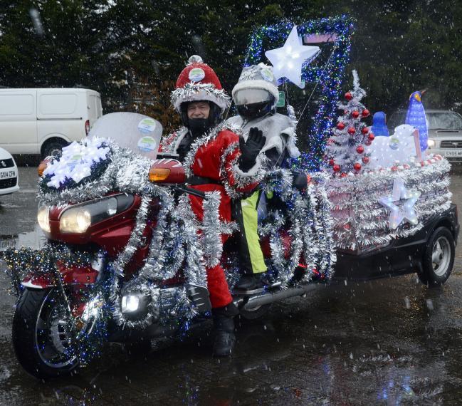 One of the decorated bikes at the Reading Toy Run. The event will continue each year in Ben Spillers honour. Credit: Paul Johns