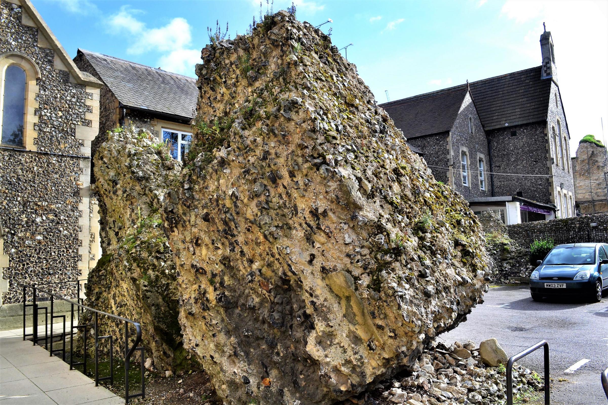 ROCK OF AGES: Reading Abbey took a beating during the siege