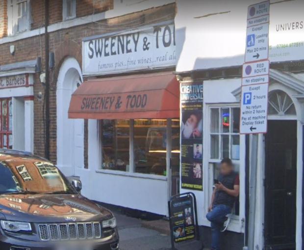 Reading Chronicle: Sweeney & Todd at 10 Castle Street in Reading. Credit: Google Maps