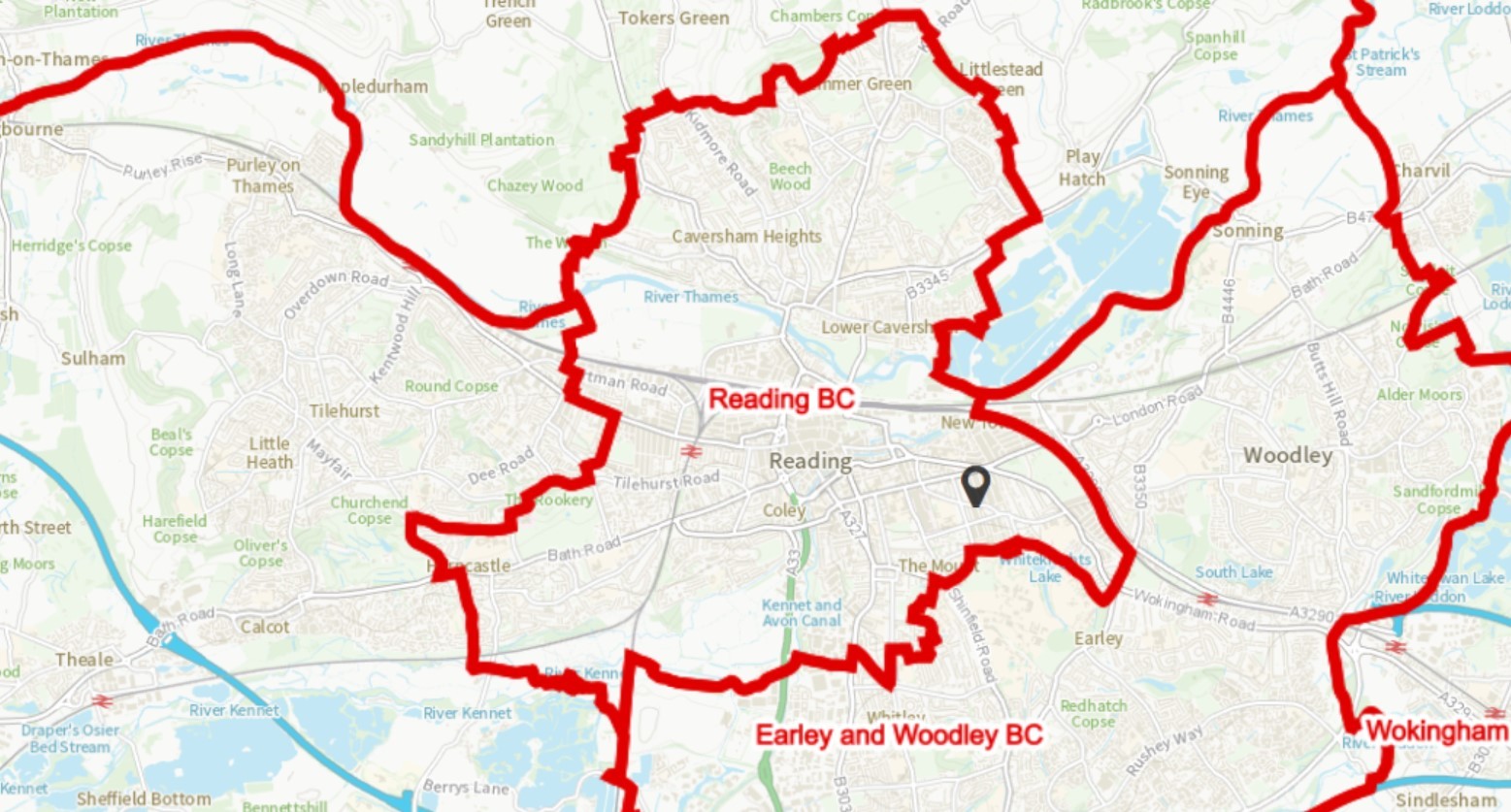 The new proposed Reading constituency