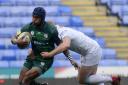 (190391) London Irish (green) v Doncaster Knights (white) for St Patrick's Day Match - pics by Paul Johns.