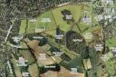 The site in Sandleford Park, near Newbury, that has been earmarked for 1,000 new homes