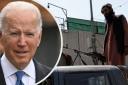 Joe Biden slams Afghanistan forces as Taliban take control in Kabul. (PA/Canva)