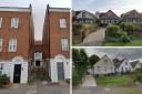 87 Southampton Street, 17 Shepherds Lane in Caversham, and 1 Froxfield Avenue in Coley. Credit: Google Maps