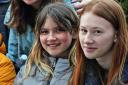 Anastasia Marunich (left), the 12-year-old Ukrainian refugee who had her visa application to come to the UK 