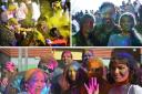 Holi festival of colours and Rivermead Leisure Complex and Gym photographed by Paul King