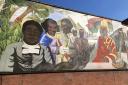 The Reading Black History Mural at Reading Central Club. Credit: James Aldridge, Local Democracy Reporting Service