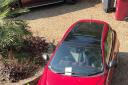 The red Alfa Romeo that was parked on the drive in St Peters Hill, Caversham without consent. Credit: Jon Evans