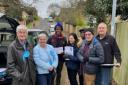 Conservatives campaigning for the re-instatement of weekly bin collections in Wokingham Borough. Credit: Wokingham Conservatives