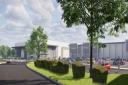 An artist's impression of how Brunel Retail Park will look after its transformation
