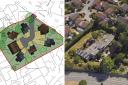 Plans to build nine new homes at the site of Crockers on Rushey Way, Lower Earley