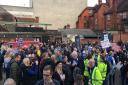 Reading FC fans take to the streets to protest - LIVE