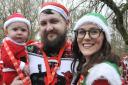 Santas of all shapes and sizes took part in Hurst's annual Santa Dash