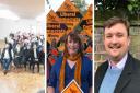 The Reading West & Mid Berkshire Labour party, prospective Lib Dem candidate Helen Belcher, and Conservative constituency chairman Ben Blackmore.