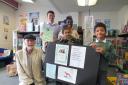 Christian Muirhead won a Whit Week art competition which asked youngsters to draw a fox, at Keswick Library