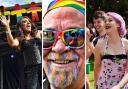 File photos of Reading Pride in 2017 and 2019, taken by Mike Swift