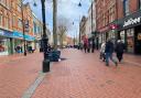 A general view of Broad Street in Reading town centre. 70 per cent of people in Reading are double vaccinated, below the UK as a whole. Credit: James Aldridge, Local Democracy Reporting Service