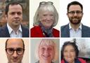 All the new councillors representing areas of Caversham. Credit: Reading Labour, Reading East Conservatives